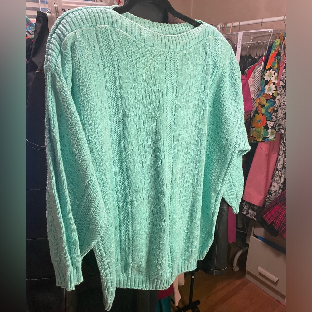 Mint Green Dianne Von Furstenberg Woman Sweater